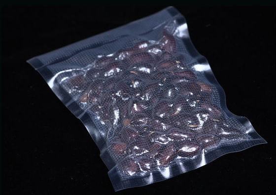CE Plastic Embossed Vacuum Seal Bag Rolls Food Storage Poly Nylon Vacuum  Pouches